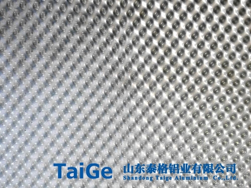 半圆球散热压花铝板